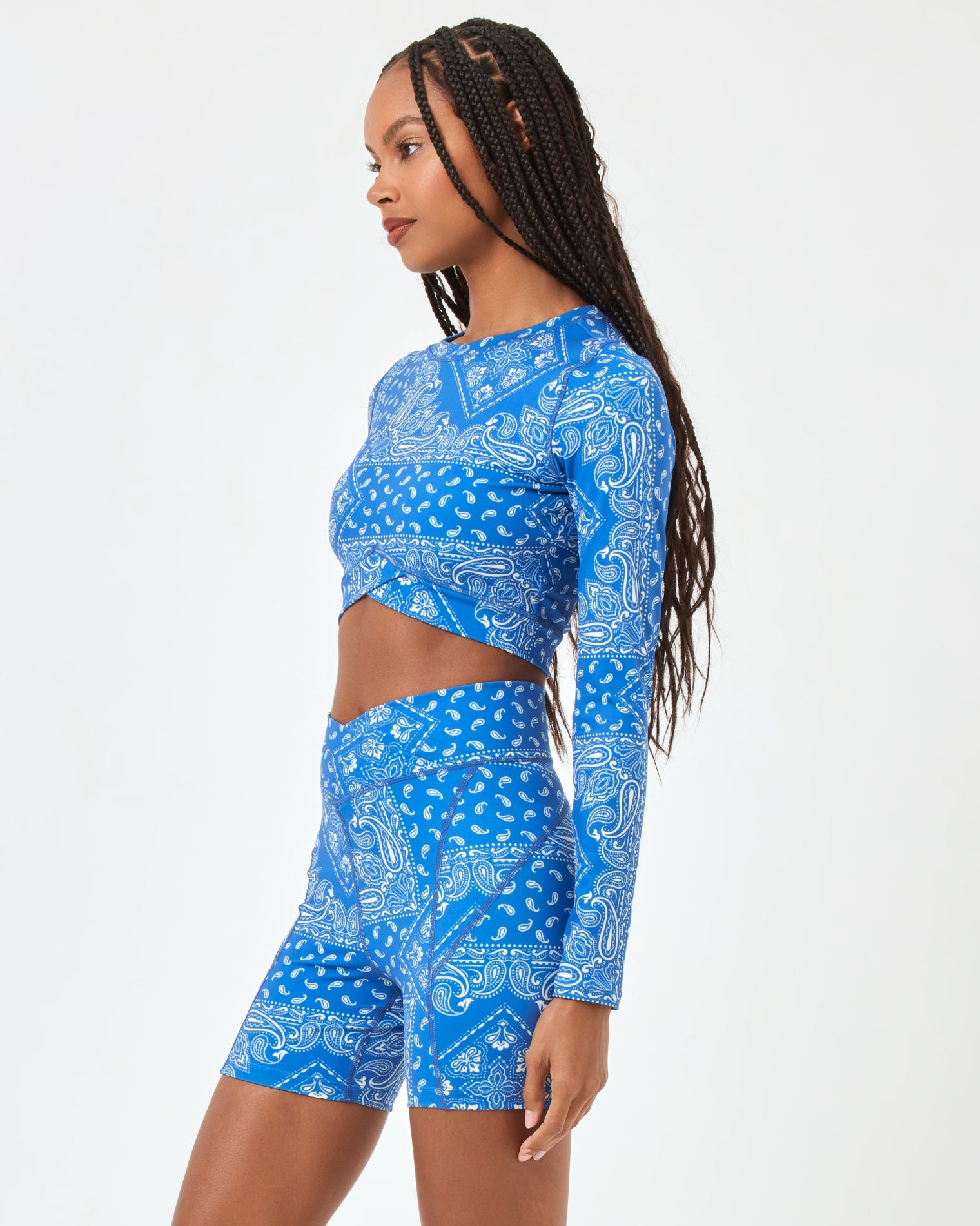 Printed Carter Bike Short