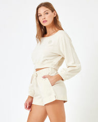 ZUROVE X Anthropologie Solo Short - Cream