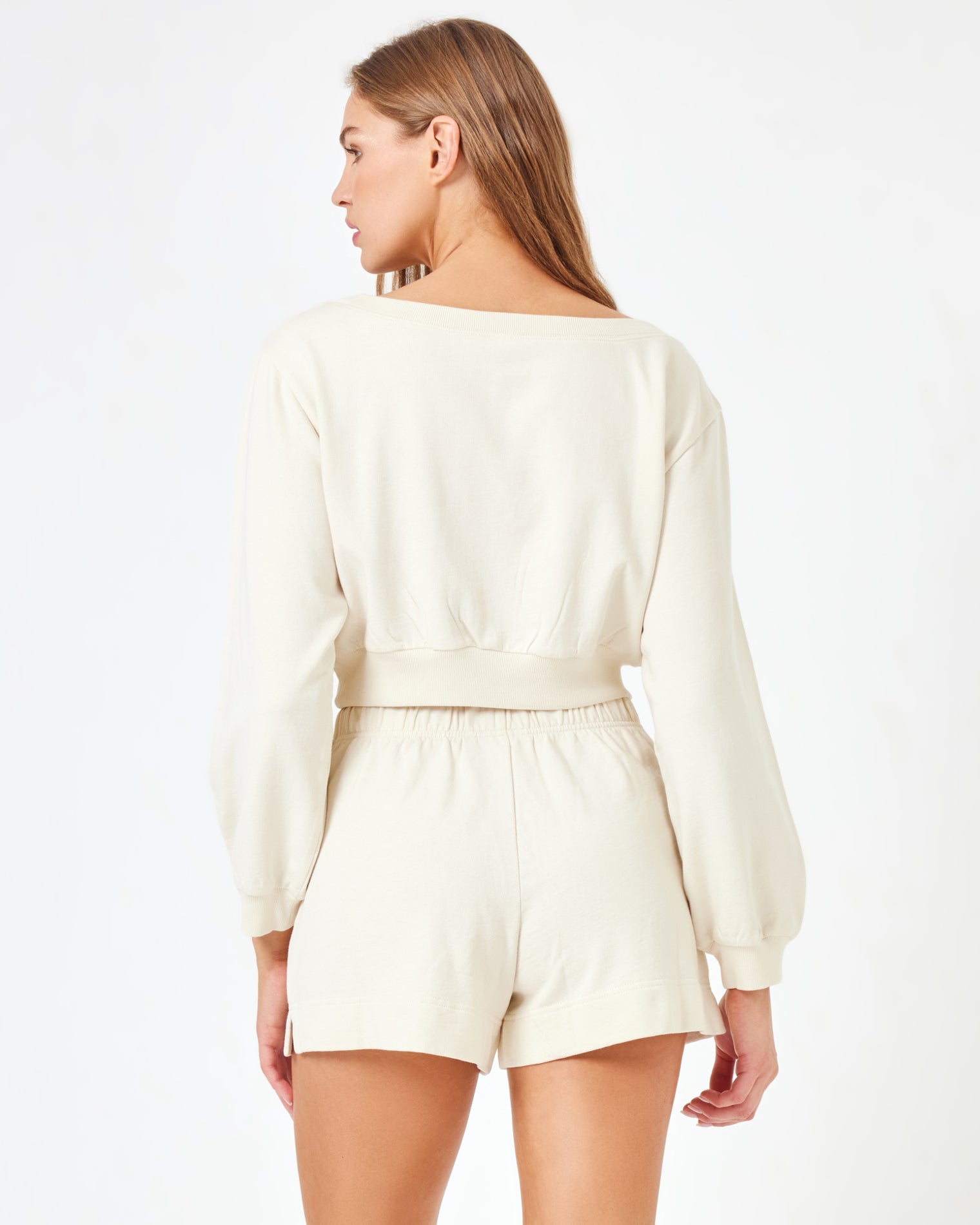 ZUROVE X Anthropologie Bancroft Sweatshirt - Cream