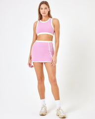 ZUROVE X Anthropologie Campbell Skort - Pink Lady