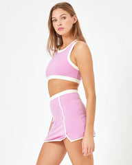 ZUROVE X Anthropologie Campbell Skort - Pink Lady