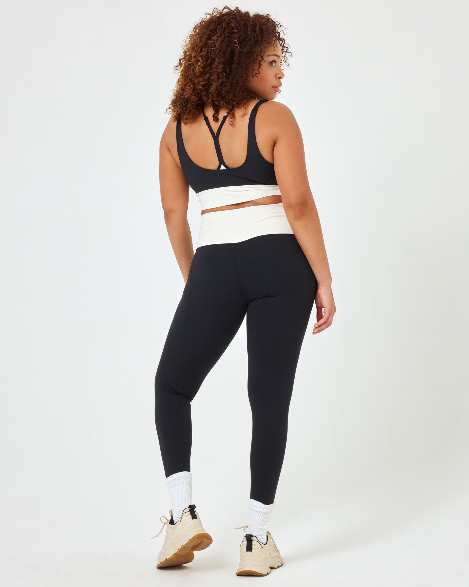 Division Legging - Black-Cream