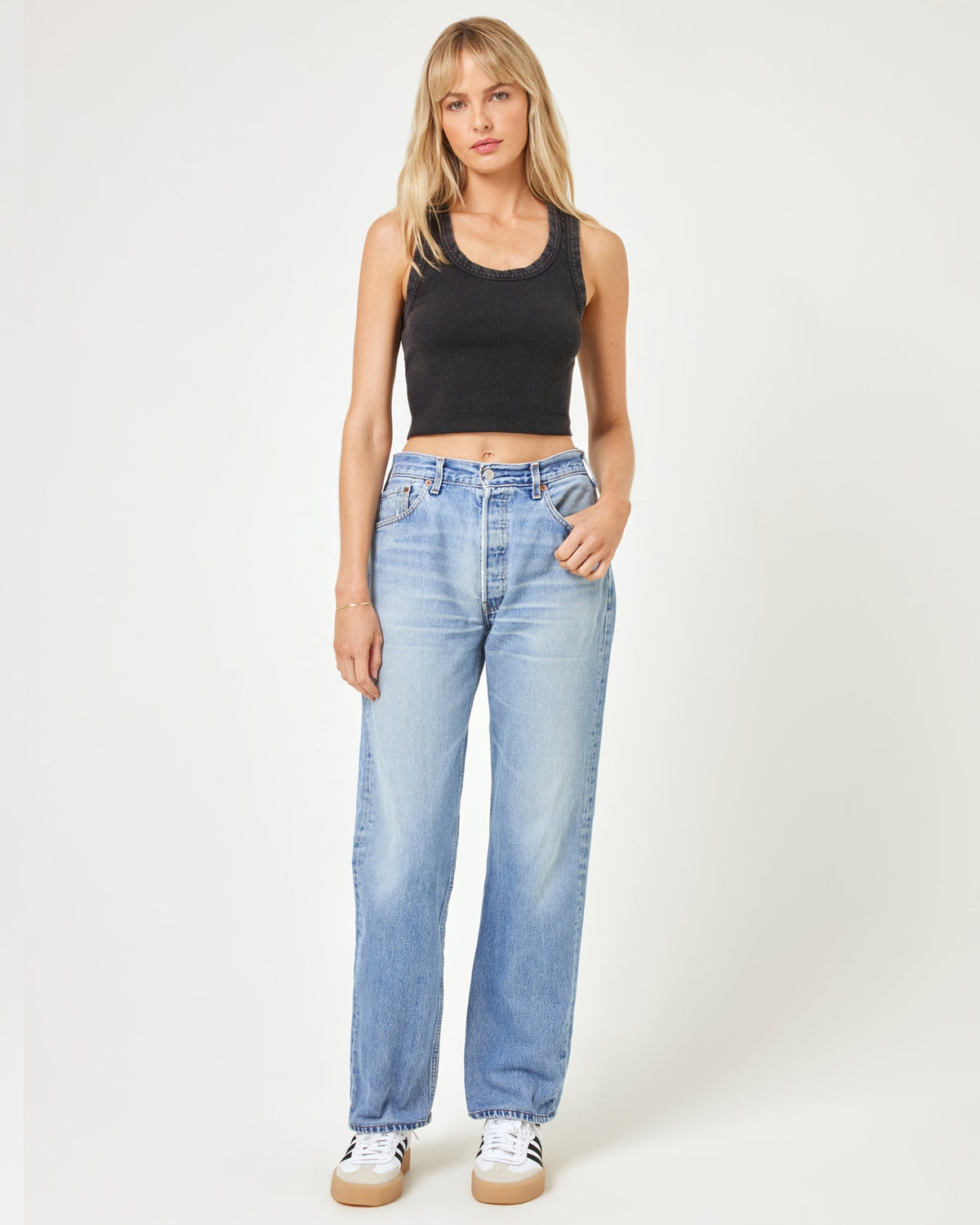 aligrace Brigette Baggy Denim Pant