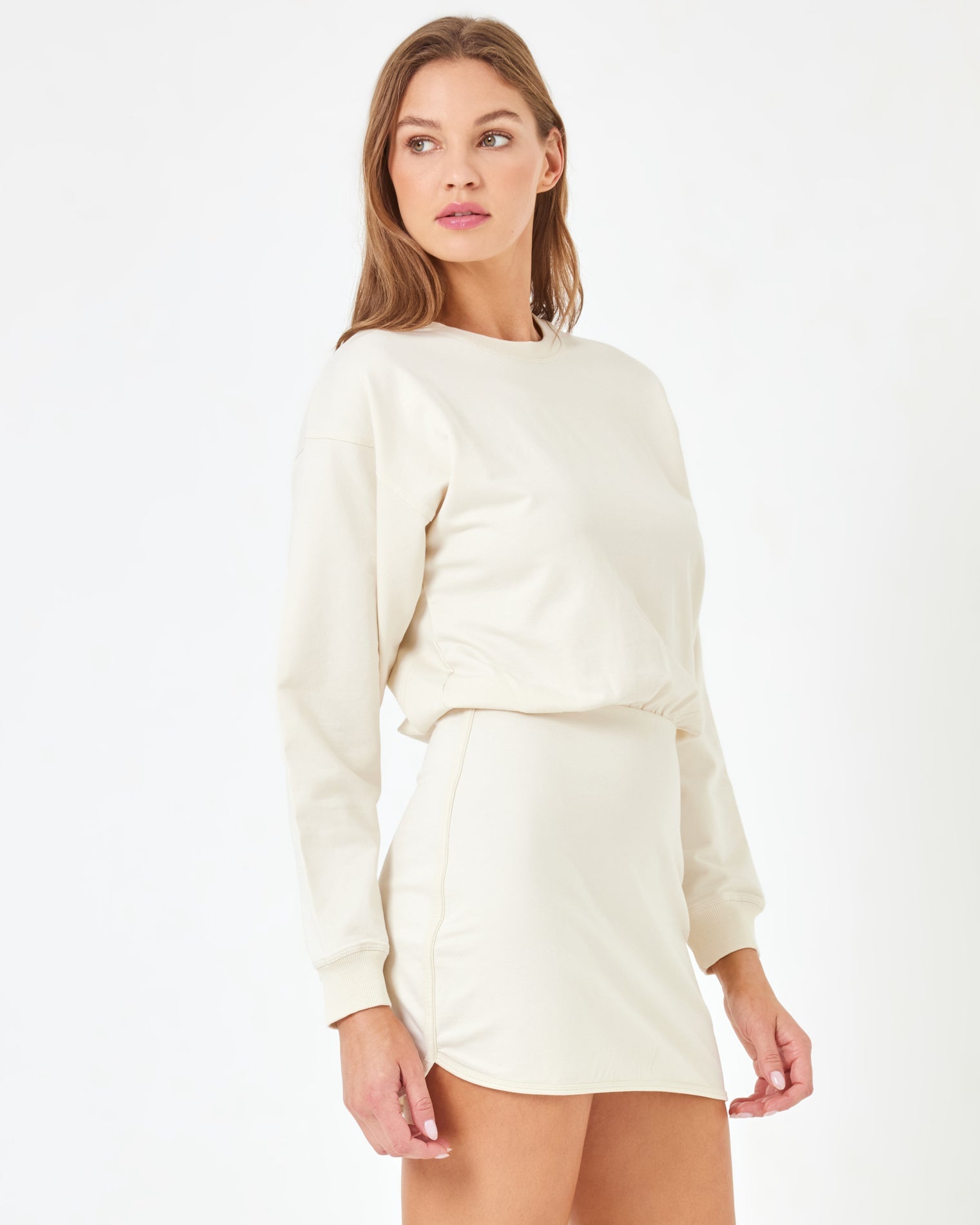 ZUROVE X Anthropologie Groove Dress - Cream