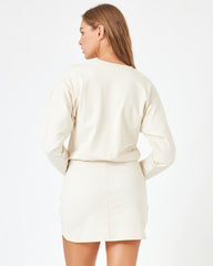 ZUROVE X Anthropologie Groove Dress - Cream