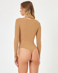 Amore Bodysuit - Camel