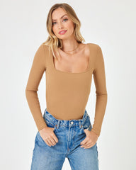 Amore Bodysuit - Camel