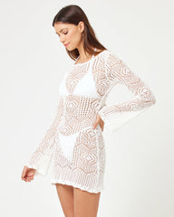 ZUROVE x JVS Arrow Cover-Up Dress - Off White