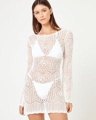 ZUROVE x JVS Arrow Cover-Up Dress - Off White