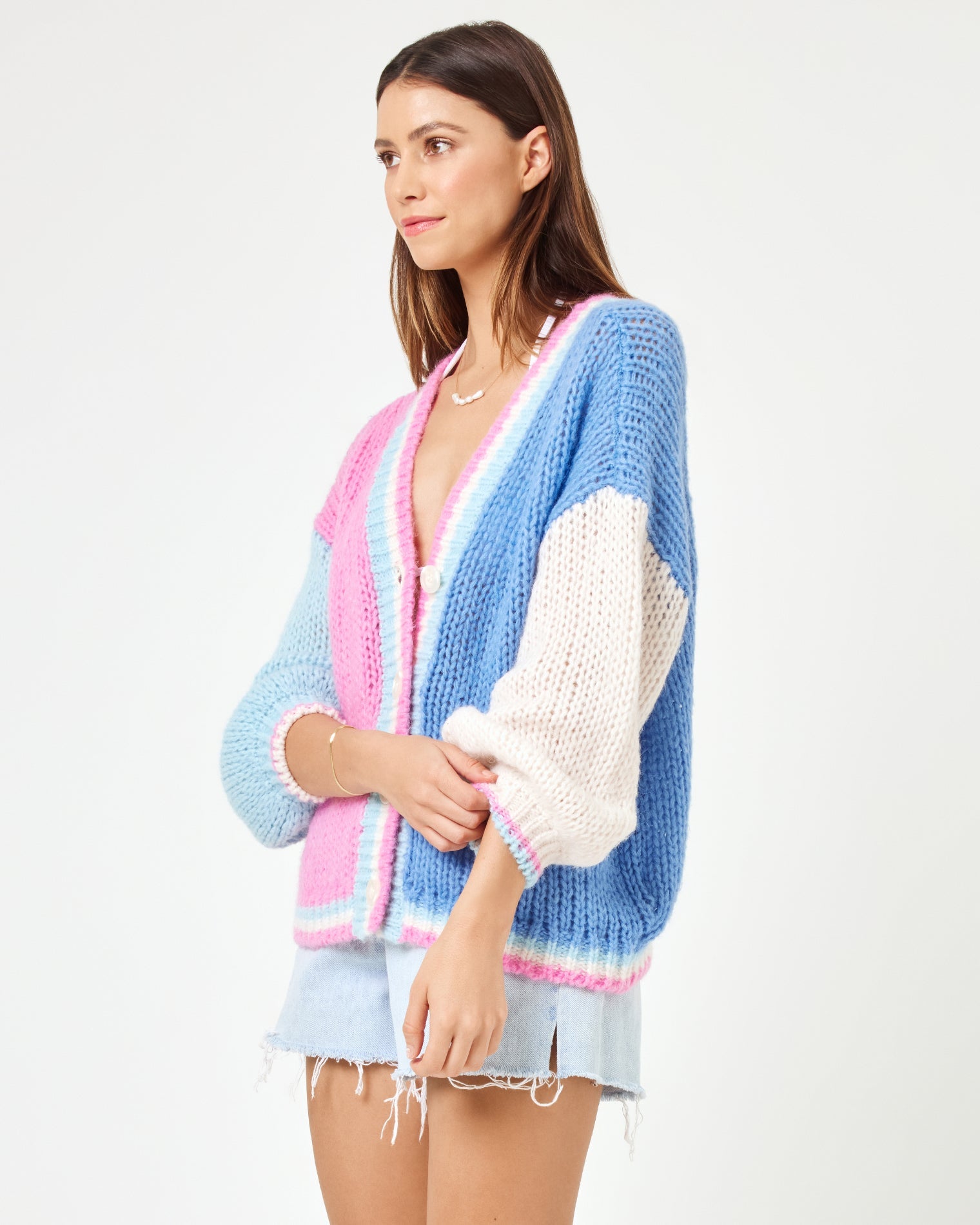 ZUROVE x JVS Lido Cardigan - California Colorblock