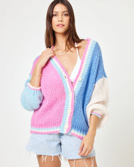 ZUROVE x JVS Lido Cardigan - California Colorblock