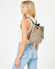 Clo Velly Backpack - Black-Cream