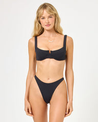 Coast To Coast Bikini Top - Black