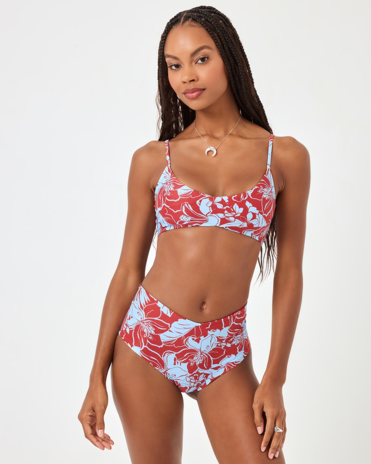 Eco Chic Econyl® High Tide Bikini Top - Going Tropical