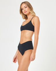 High Tide Bikini Top - Black