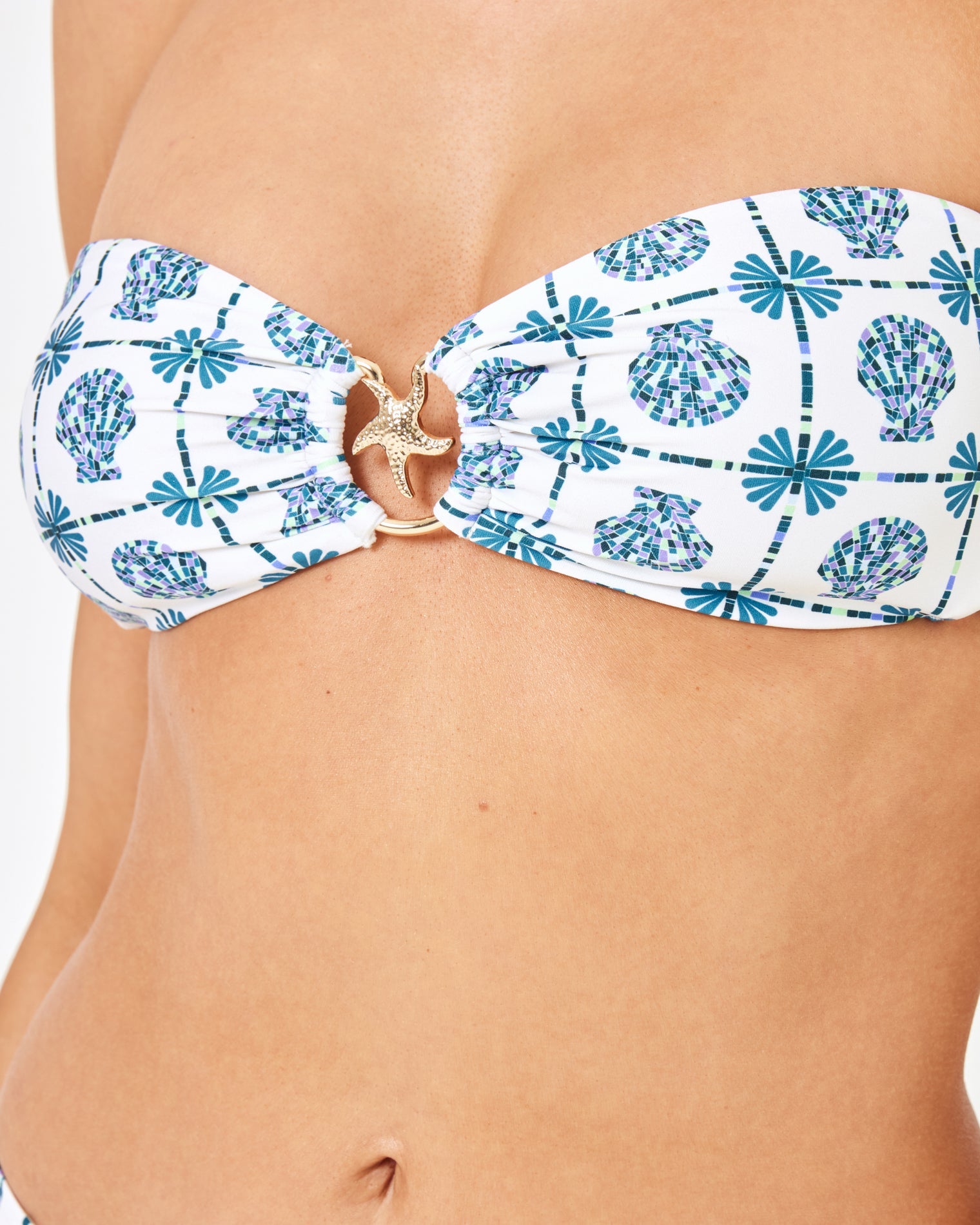 ZUROVE X Anthropologie Jasper Bikini Top - Shell Me About It