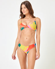 Printed Riley Bikini Top - Copacabana