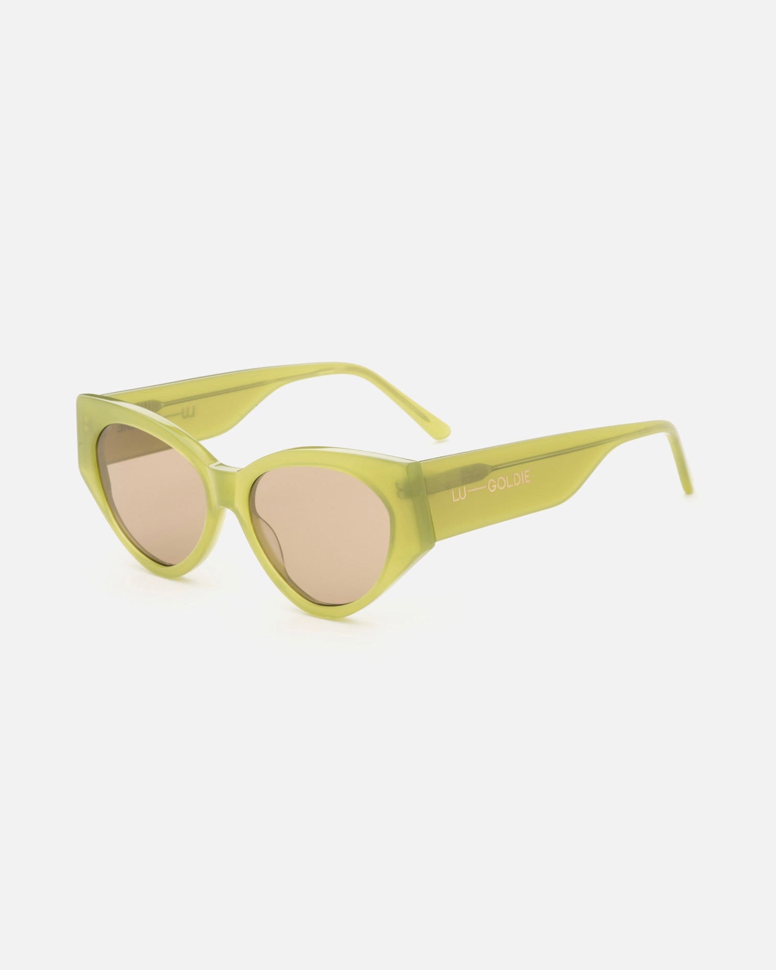 Lu Goldie Milou Leaf Sunglasses - Green