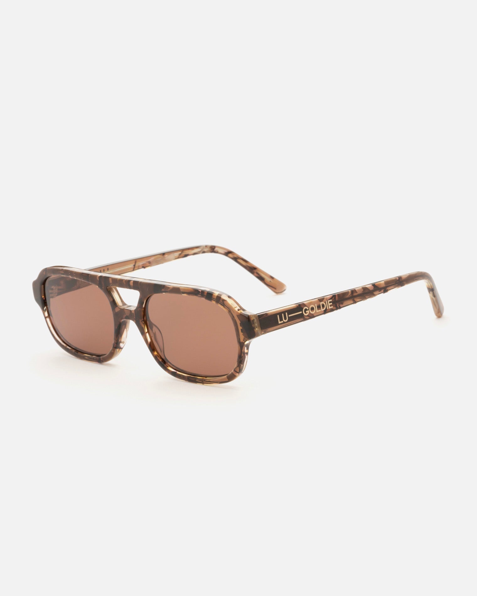 Lu Goldie Sofia Sunglasses - Black Tea