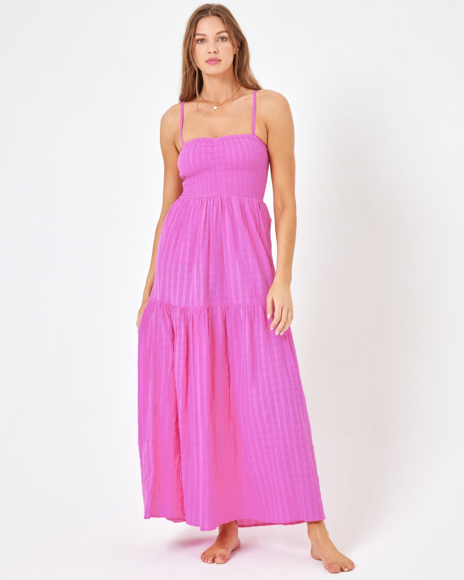 Mallorca Dress - Raspberry