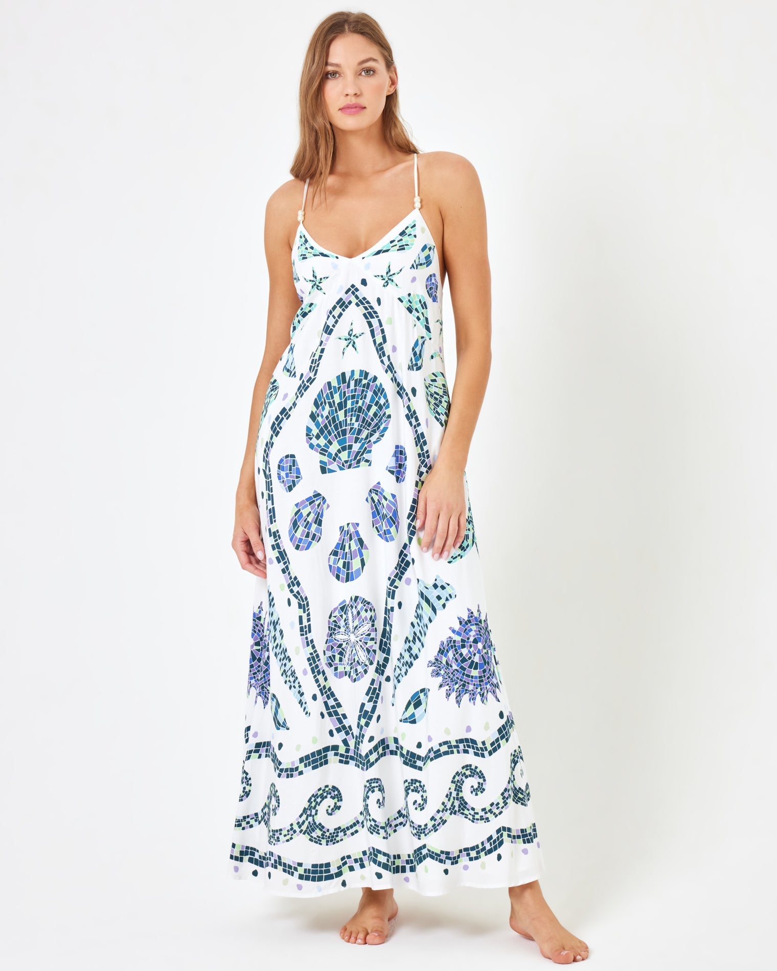 ZUROVE X Anthropologie Marina Dress - Washed Ashore