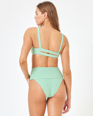 ZUROVE X Anthropologie Jess Bikini Top - Topaz