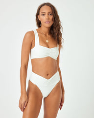 Eco Chic Repreve® Marlee Bikini Top - Cream