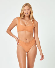 Eco Chic Repreve® Marlee Bikini Top - Sienna