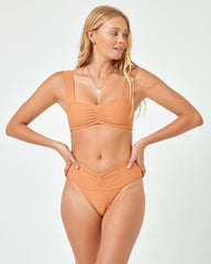 Eco Chic Repreve® Marlee Bikini Top - Sienna