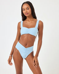 Eco Chic Repreve® Marlee Bikini Top - Sky Blue