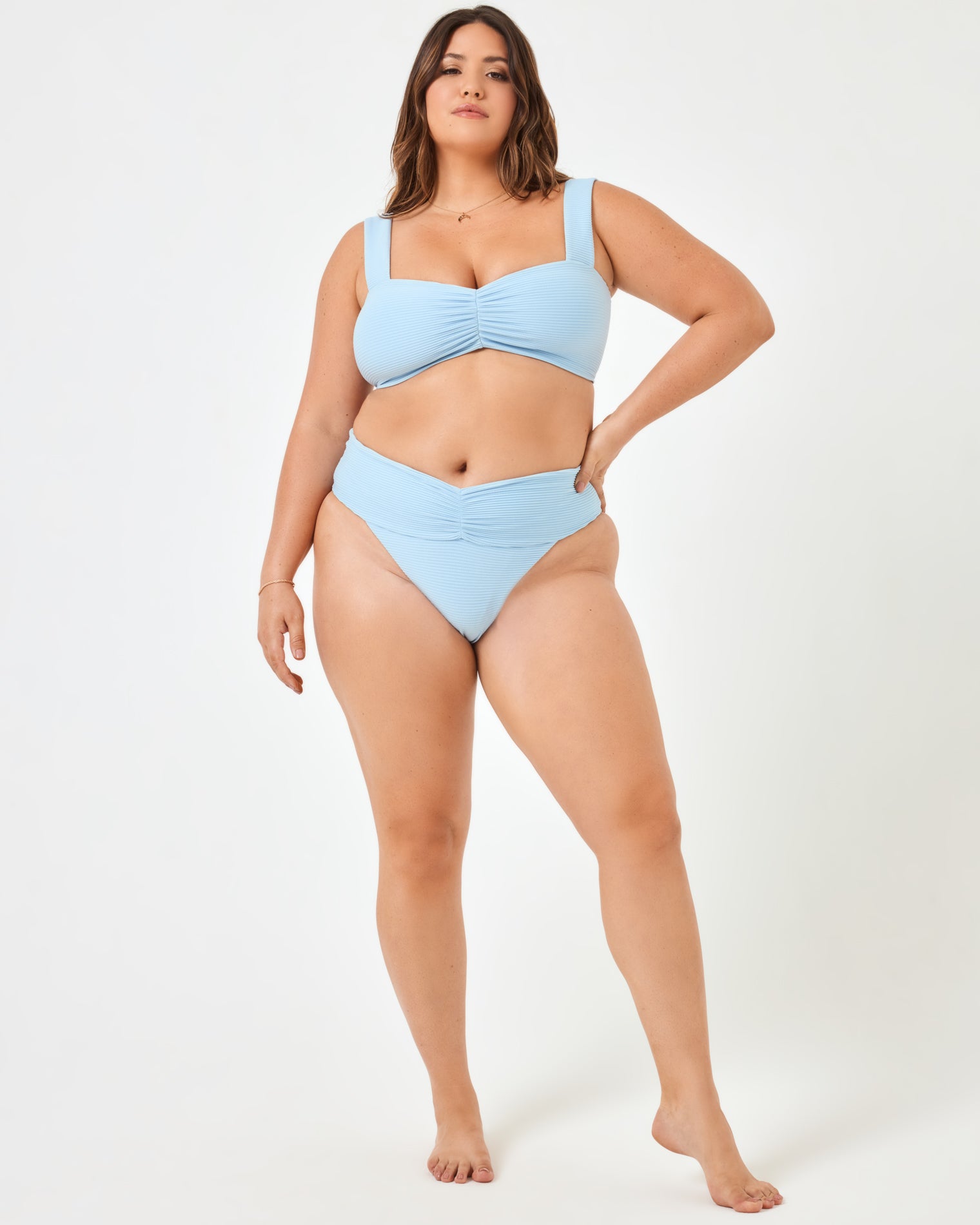 Eco Chic Repreve® Marlee Bikini Top - Sky Blue