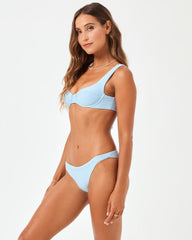 Eco Chic Repreve® Nikita Bikini Top - Sky Blue