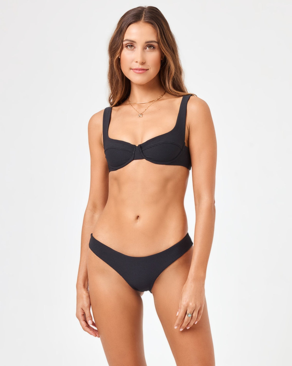 Eco Chic Repreve® Nikita Bikini Top - Black