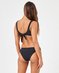 Eco Chic Repreve® Nikita Bikini Top - Black