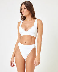 Hailey Bikini Top - White