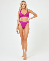 Hailey Bikini Top - Berry