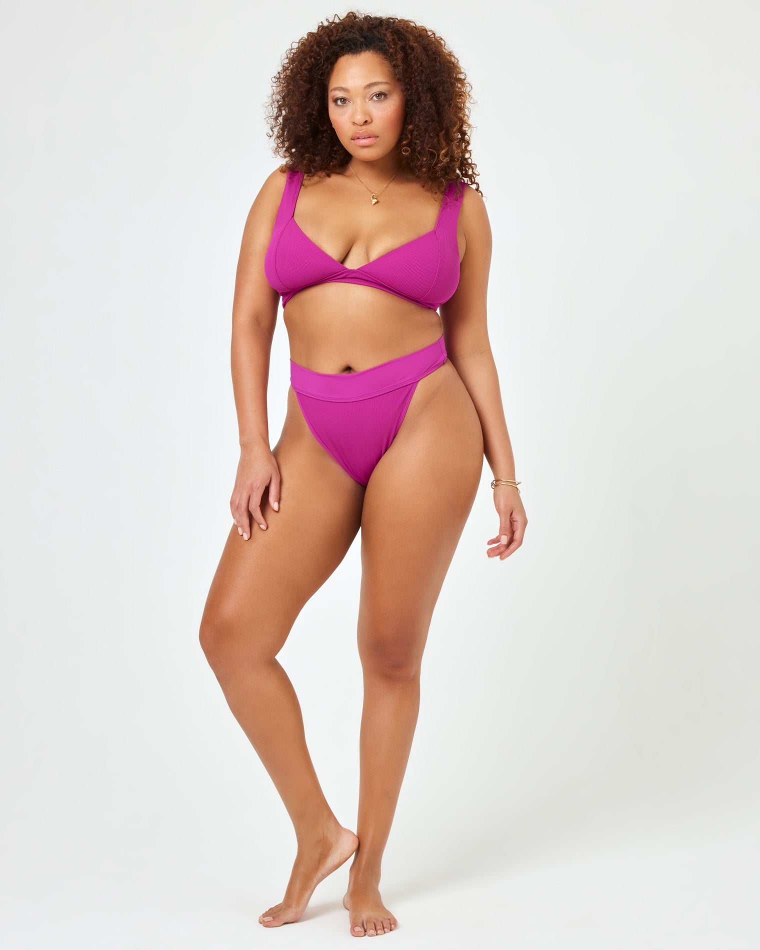 Hailey Bikini Top - Berry