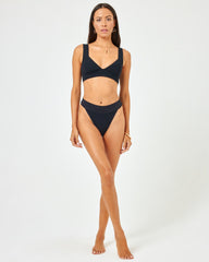 Hailey Bikini Top - Black