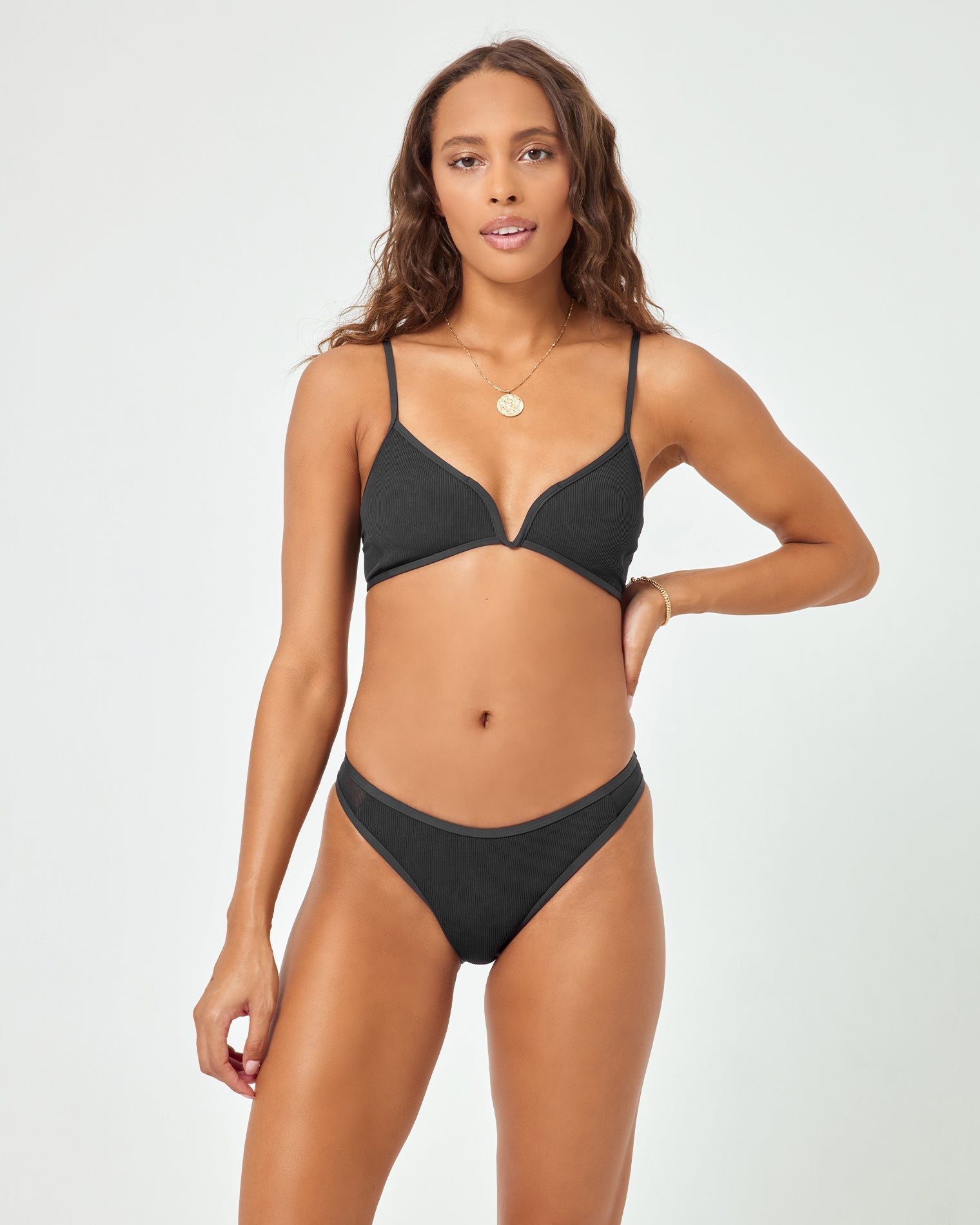 Macey Bikini Top - Black