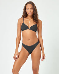 Macey Bikini Top - Black