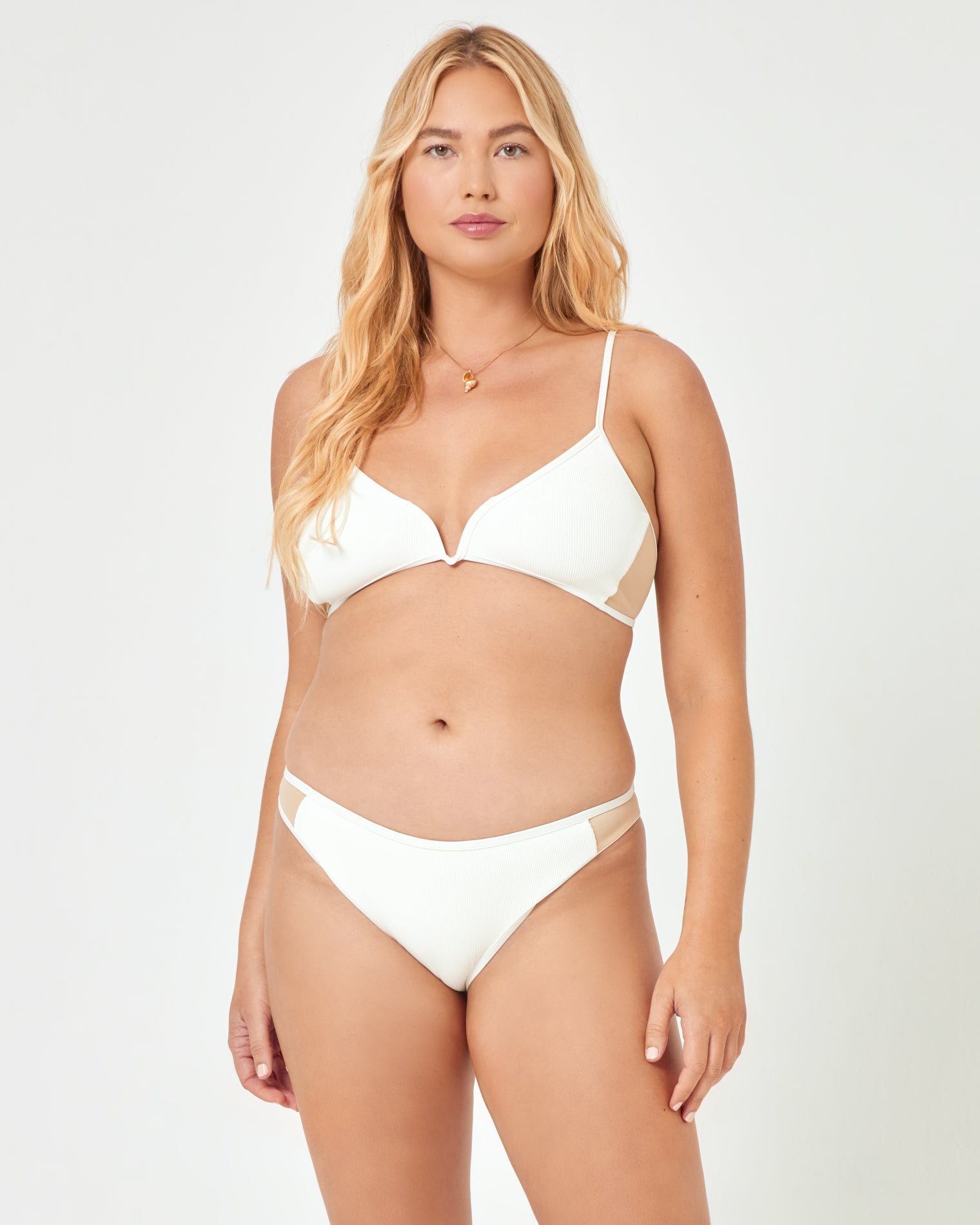 Macey Bikini Top - Cream