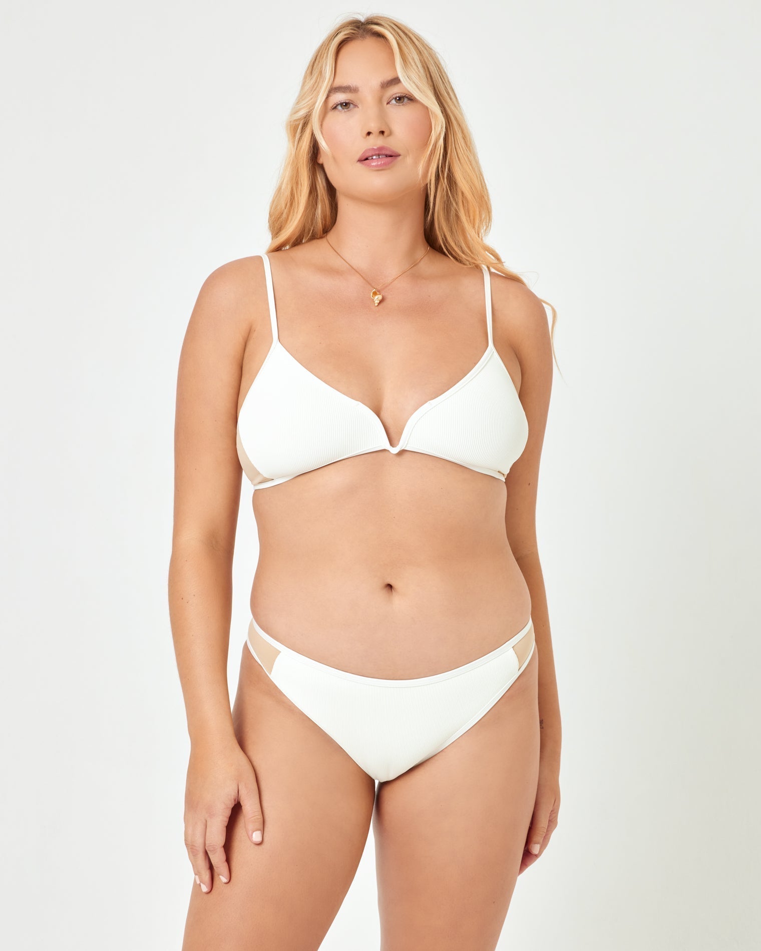 Macey Bikini Top - Cream