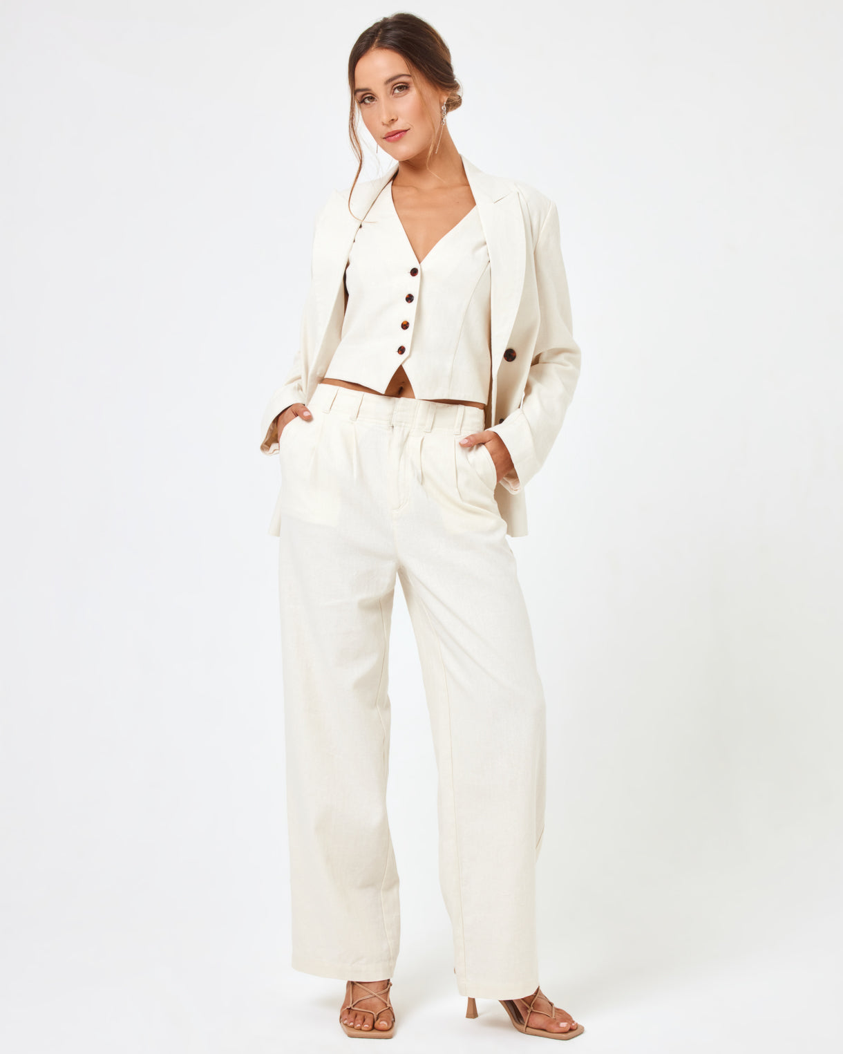 Rhodes Pant - Cream